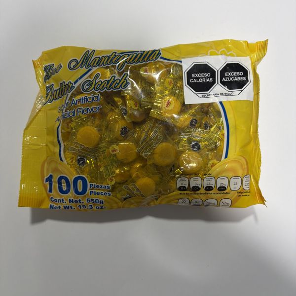 CARAMELO RON/ MANTEQUILLA C/100  RAVI