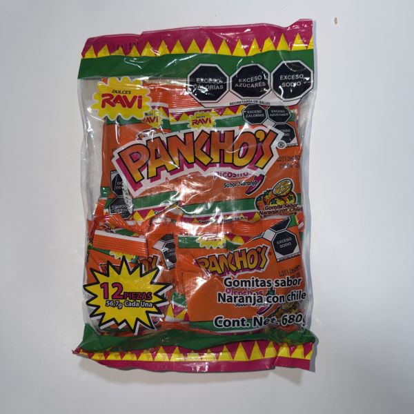 PANCHOS NARANJA C/12 RAVI
