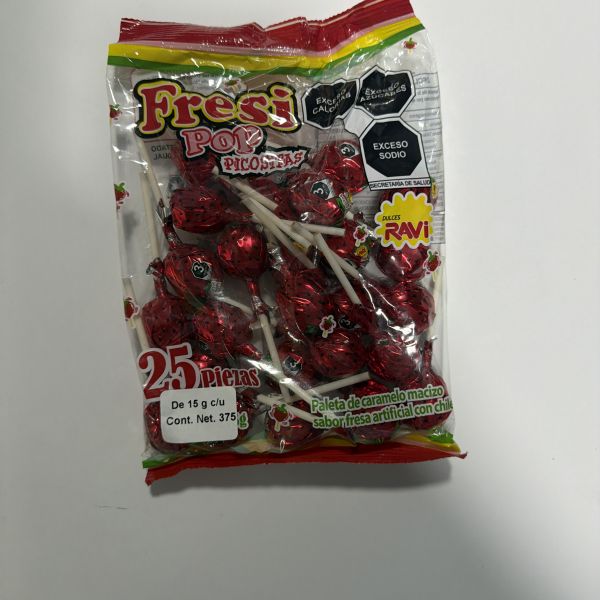 PALETA FRESI POP PICOSITAS C/25 RAVI