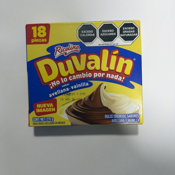 DUVALIN AVELLANA VAINILLA C/18 RICOLINO