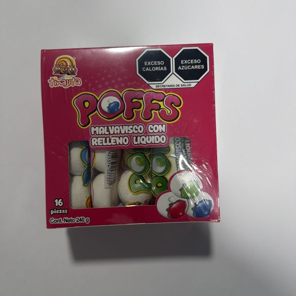 POFFS MALVAVISCO RELLENO C/16 TINAJITA