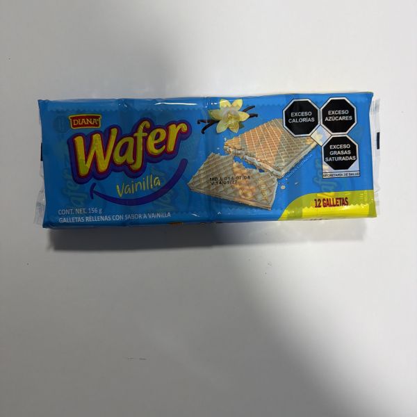 WAFER DIANA  VAINILLA  C/12 TINAJITA