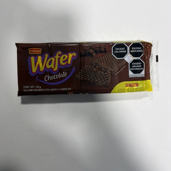 WAFER DIANA  CHOCOLATE  C/12 TINAJITA
