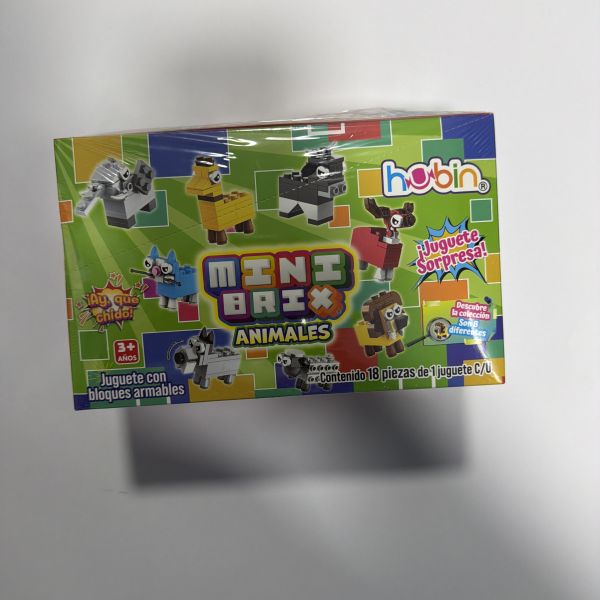 MINI BRIX ANIMALES C/18 HUBIN