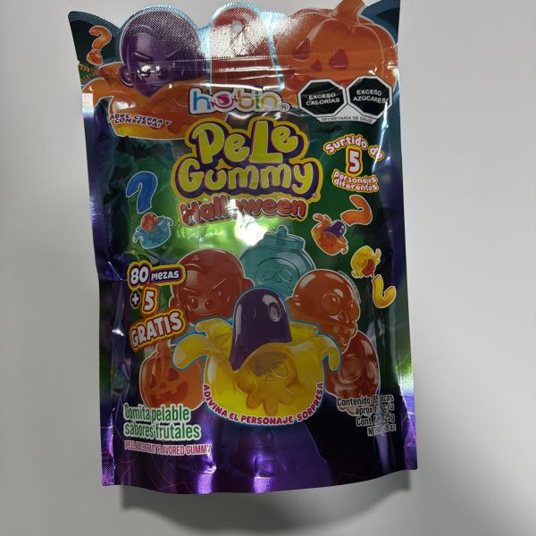 PELE GUMMY HALLOWEEN C/85 HUBIN