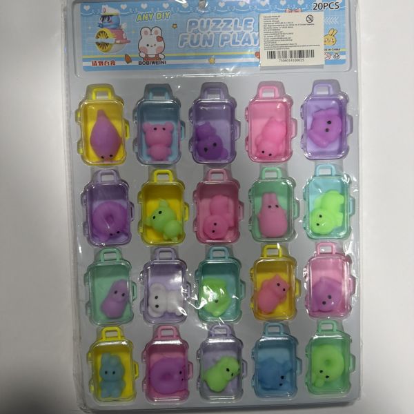 SQUISHES ANIMALES C/20 PATORN