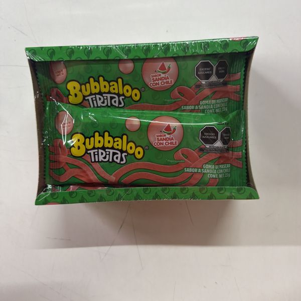 BUBBALOO TIRITAS SANDIA C/8 ADAMS